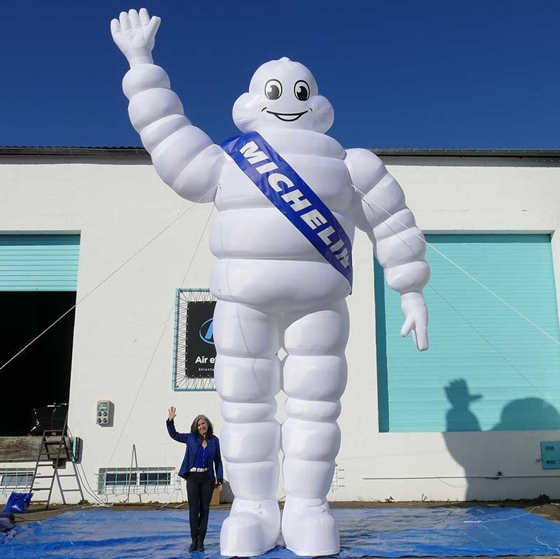 Bibendum Michelin Gonflable Géant 6m